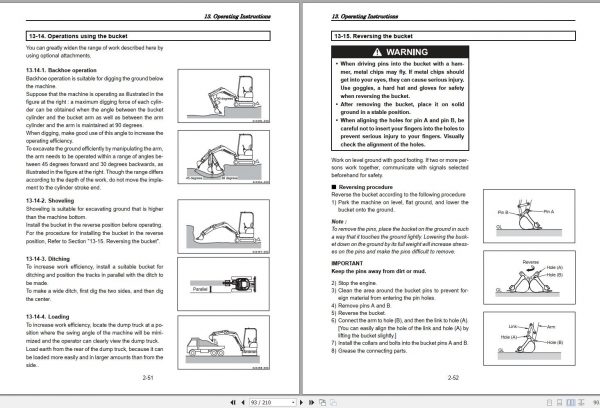 Mustang Compact Excavator 170Z NXT2 S.N 00701 and Up Operators Manual 50940308B 07 2