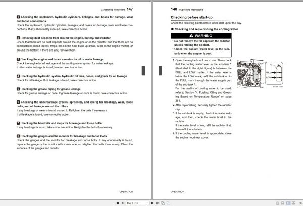 Mustang Compact Excavator 550Z Operators Manual 50940329B 07 2