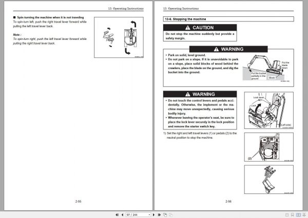 Mustang Compact Excavator 800Z S.N 00700 Before Operators Manual 50940098A 06 2