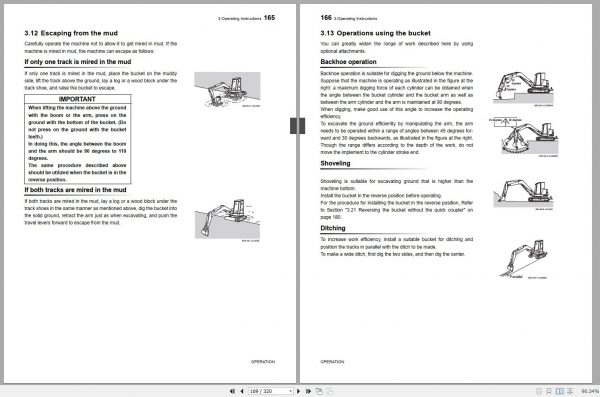 Mustang Compact Excavator 800Z SN 00701 00900 Operators Manual 50940212A 01 2