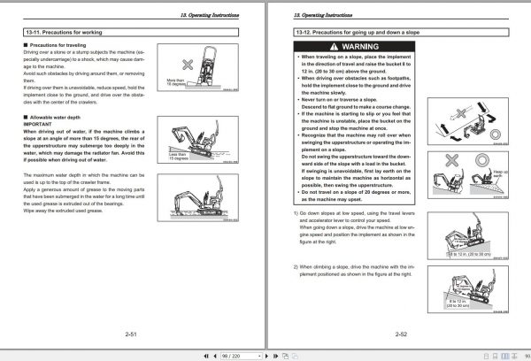Mustang Compact Excavator 80M Operators Manual 50940492B 07 2