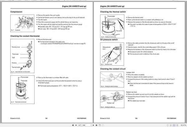 Mustang Compact Excavator ME5003ZT Service Manual 918178B 04 2