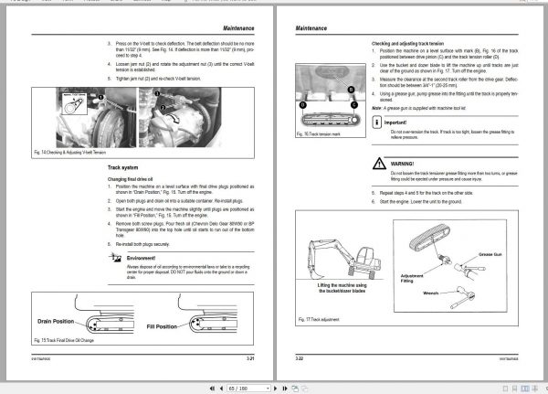 Mustang Compact Excavator ME6003 Service Manual 918175 06 2