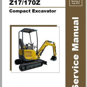 Mustang Compact Excavator Z17 170Z Service Manual 50940107 08 1