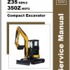 Mustang Compact Excavator Z35 Gen2 350Z NXT2 SN 00701 Up Service Manual 50940137B 08 1