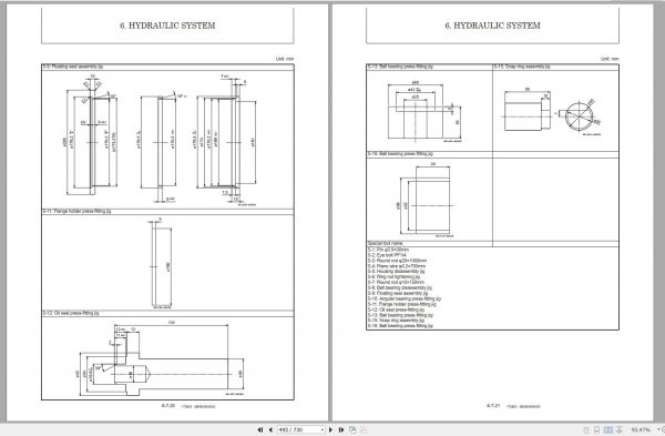Mustang Compact Excavator Z35 Gen2 350Z NXT2 SN 00701 Up Service Manual 50940137B 08 2