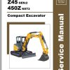 Mustang Compact Excavator Z45 Gen2 450Z NXT2 SN 00701 Up Service Manual 50940272A 10 1
