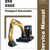 Mustang Compact Excavator Z55 550Z Service Manual 50940331A 10 1