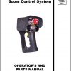 Mustang Radio Remote Boom Control System with Black Transmitter Parts Manual 50960060B 1