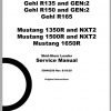 Mustang Skid Steer Loader 1350R NXT2 1500R NXT2 1650R Service Manual 50940256B 03 1