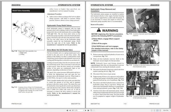 Mustang Skid Steer Loader 2022 2032 Service Manual 908272 2
