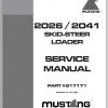 Mustang Skid Steer Loader 2026 2041 Service Manual 917171 01 1