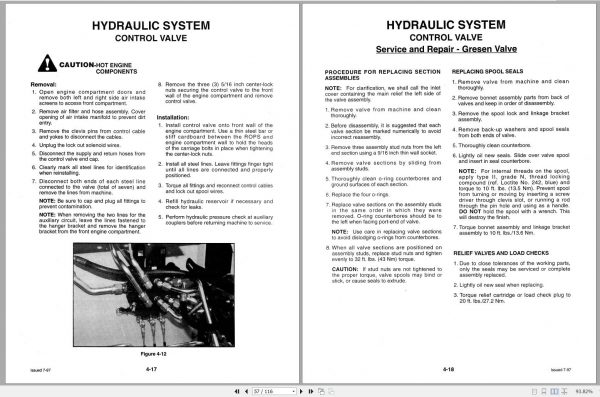 Mustang Skid Steer Loader 2060 2070 SN 001591 Up Service Manual 001 69975 2