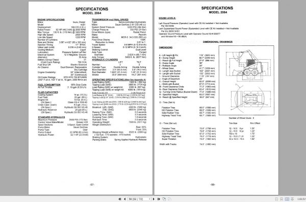 Mustang Skid Steer Loader 2064 2074 Operators Manual 000 27026A 2
