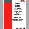 Mustang Skid Steer Loader 2066 2076 2086 Operators Manual 907309D IT 1