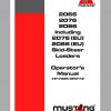 Mustang Skid Steer Loader 2066 2076EU 2076 2086EU 2086 Operators Manual 917326D 1