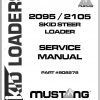Mustang Skid Steer Loader 2095 2105 Service Manual 908278 1