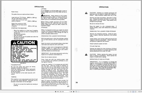 Mustang Skid Steer Loader 342 Operators Manual 000 56883A 2