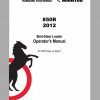 Mustang Skid Steer Loader 850R 2012 Operators Manual 917397H 1