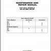 Mustang Telehandler 742 944 1155 Carraro 26.25 26.28 Axle Maintenance Repair Manual 908483 1