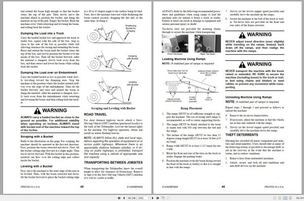 Mustang Telehandler 744 944 1155 Tier III Engine Operators Manual 913290B 08 2