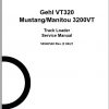 Mustang Track Loader 3200VT Service Manual 50940548E 06 1