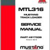 Mustang Track Loader MTL316 Service Manual 917339C 08 1