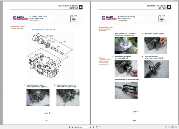 Mustang Track Loader MTL325 Service Manual 917343C 08 2