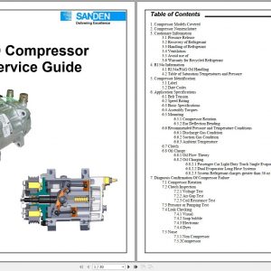 Sanden Air Conditioning SD Compressor Service Guide 50940007 1
