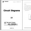 Tadano All Terrain Crane GA 3600N 1 GA3600N 1 GE5001 Circuit Diagram Operation Part Catalog Service Manual 4