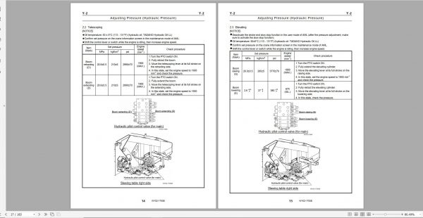 Tadano All Terrain Crane GR 250N 3 GR250N 3 FB6389 Service Manual Circuit Diagram and Data 2014 3