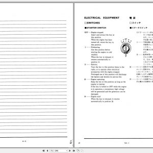 Tadano Hydraulic Rough Terrain Crane TR 200E 1 555001 Operation Manual