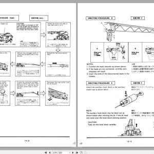Tadano Hydraulic Rough Terrain Crane TR 250E 1 530106 Operation Manual
