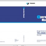 Tadano Hydraulic Rough Terrain Crane TR 250EX 3 530492 Operation Manual 1