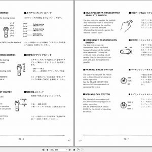 Tadano Hydraulic Rough Terrain Crane TR 300E 1 560002 Operation Manual
