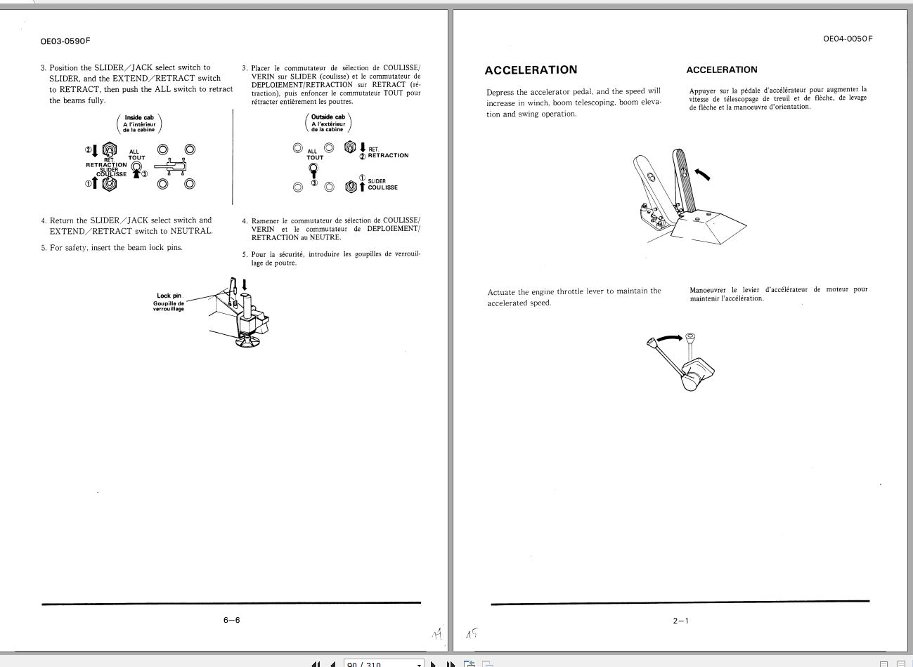 Tadano Hydraulic Rough Terrain Crane TR 400E 1 540019 Operation Manual
