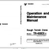 Tadano Hydraulic Rough Terrain Crane TR 400EX 3 540214 Operation Manual 1