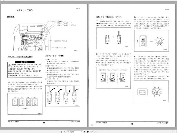 Tadano Hydraulic Rough Terrain Crane TR 500M 3 581567 Operation Manual 200