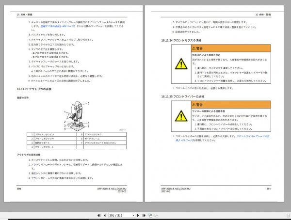 Tadano Mobile Crane ATF 200N 5.1 GB0227 Operation Maintenance Manual 20
