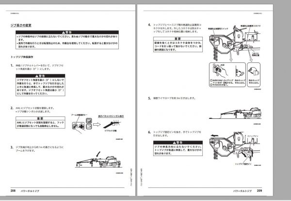 Tadano Rough Terrain Crane GR 120N 1 FD1141 Operation Ma