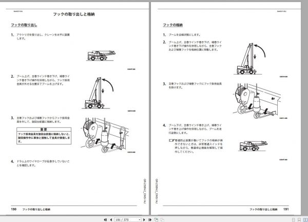 Tadano Rough Terrain Crane GR 250N 2 FB5071 Operation Ma