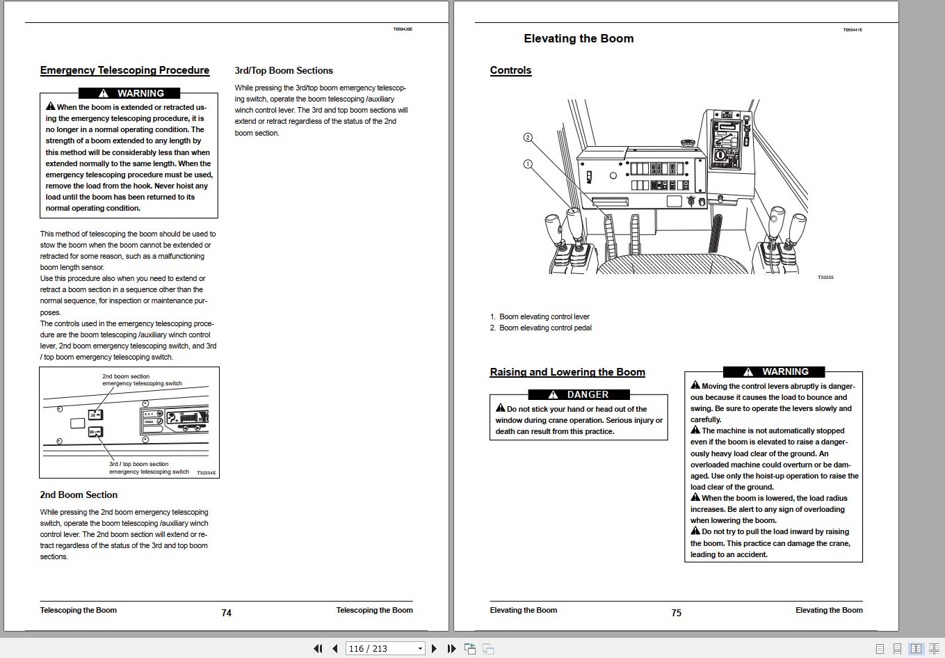 Tadano Truck Crane GT 350C 1 JA0056 Operation Manual 2005 EN 1
