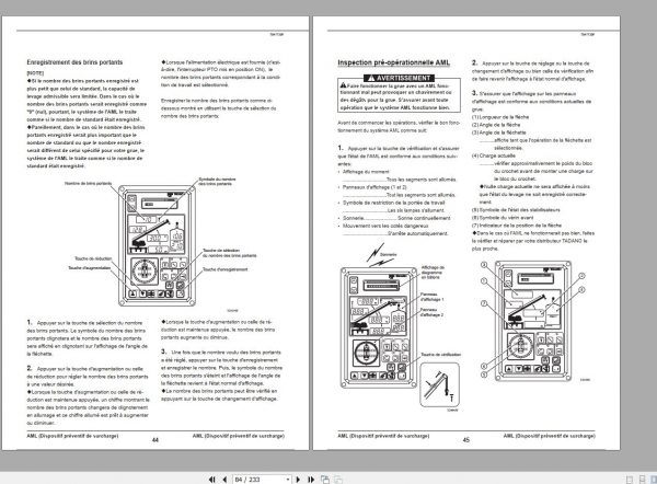 Tadano Truck Crane GT 550E 1 437424 Operation Manual 2006 FR 2