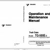 Tadano Truck Crane TG 500E 3 437161 Operation Manual 2000 EN JP 1