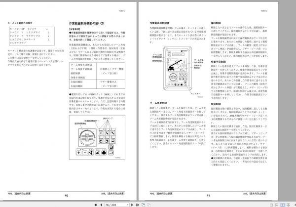 Tadano Truck Crane TG 500M 6 425993 Operation Manual 2001 JP 2