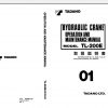 Tadano Truck Crane TL 200E 1 350404 Operation Manual 2000 EN JP 1