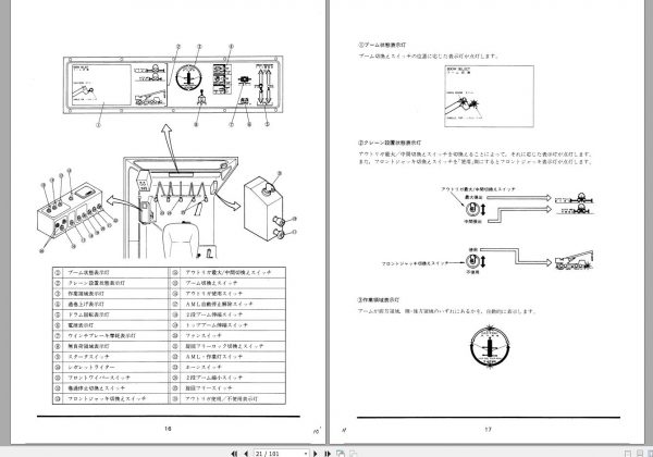 Tadano Truck Crane TL 250E 1 335285 Operation Manual 2000 JP 2