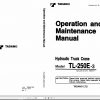 Tadano Truck Crane TL 250E 3 336151 Operation Manual 1998 EN JP 1