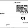 Tadano Truck Crane TL 350E 3 355320 Operation Manual 2000 EN JP 2