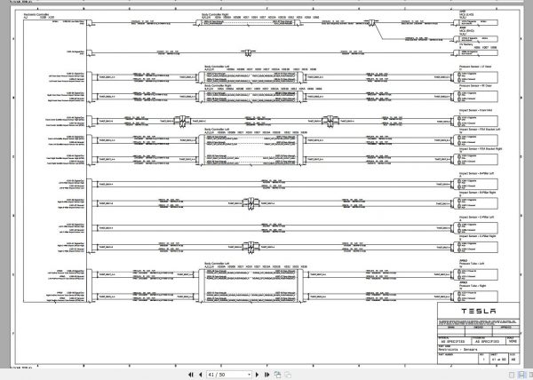 Tesla Model 3 Model S Model X Model Y Roadster 2022 Service Part Manual Circuit Diagram DVD 4